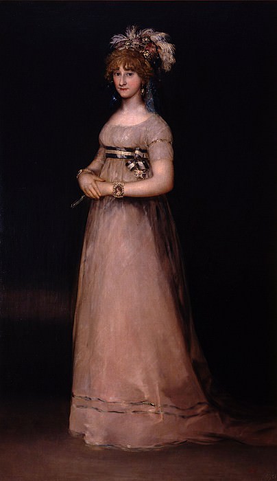 Франсиско де Гойя – Портрет графини Чинчон картина