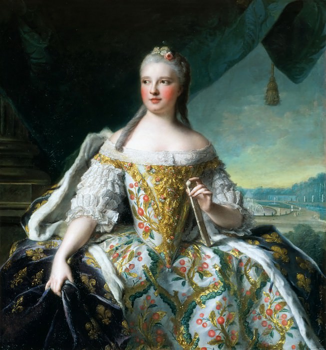 Жан-Марк Наттье – Мария-Жозефа Саксонская, дофина Французская (1727-1752), также известная как Мадам де Франс картина
