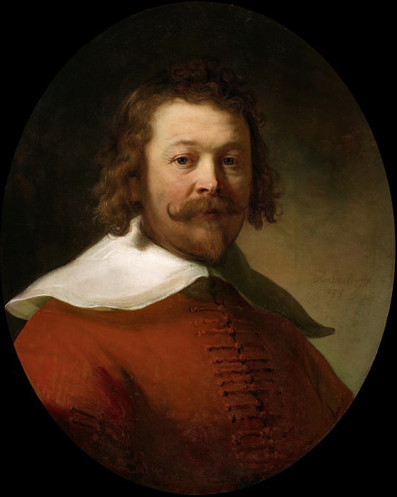 Портрет мужчины в красном дублете картина