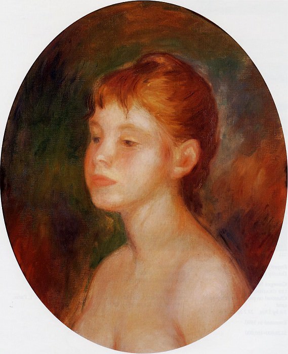 Этюд молодой девушки (известной также как мадемуазель Мюрер) картина