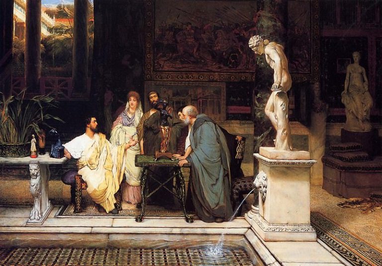 Ценитель римского искусства картина