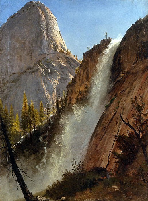 Водопад Йосмит Йосемитская долина, округ Либерти – гребень горы картина