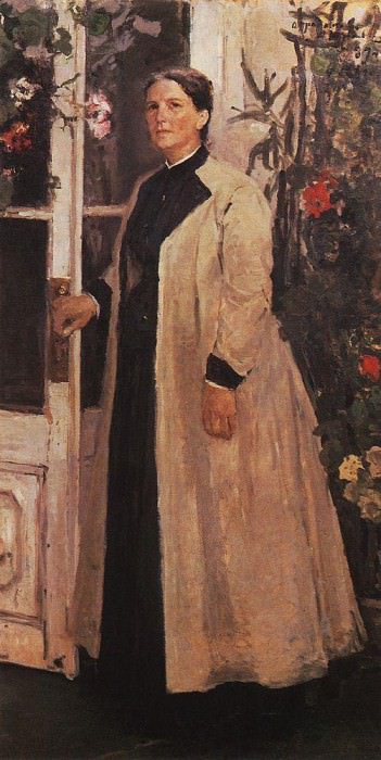 Портрет О. П. Орловой. 1889 картина