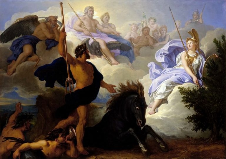 Рене-Антуан Уасс – Спор между Минервой и Нептуном об наименовании Афин картина