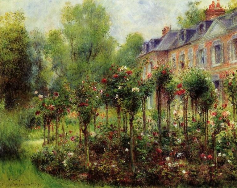 Розовый сад в Варгемонте картина