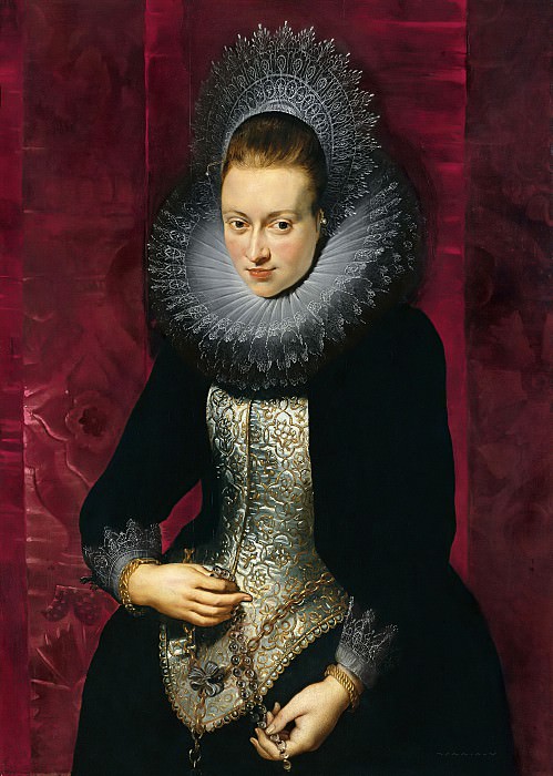 Портрет женщины с четками картина