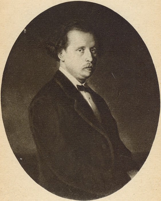 Портрет Николая Григорьевича Рубинштейна. 1870 Х. , м. 102. 5х79 ГТГ картина
