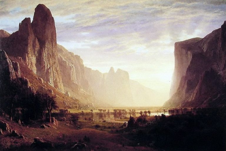Вид на долину Йосмит картина