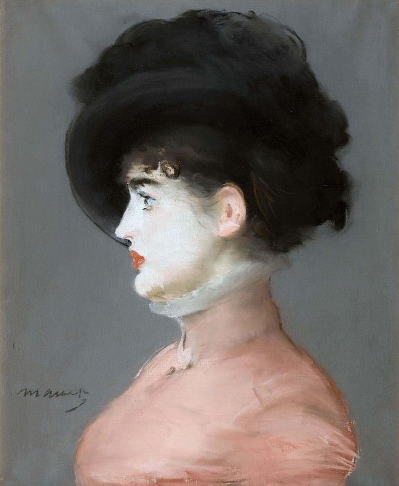 Женщина в черной шляпке (Ирма Бруннер) картина