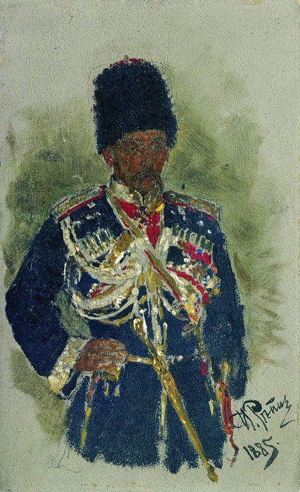 Генерал в форме царского конвоя. П. А. Черевин картина