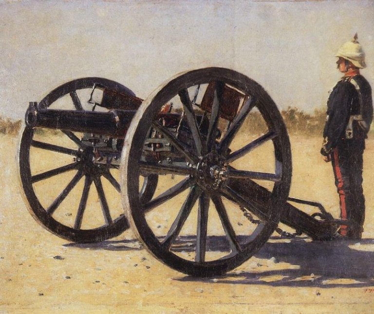 Пушка. 1882-1883 картина