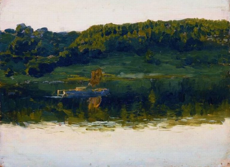На Волге. 1888 картина