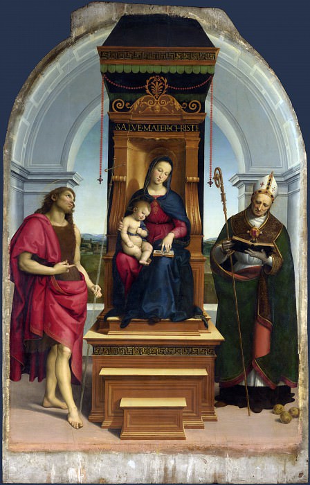 Мадонна Ансидеи (панель алтаря из церкви Сан Фьоренцо в Перудже) картина