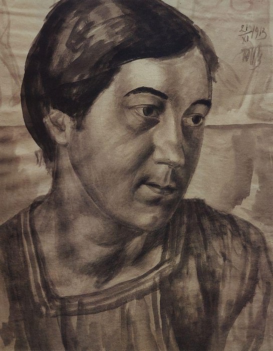 Портрет жены художника. 1913 картина