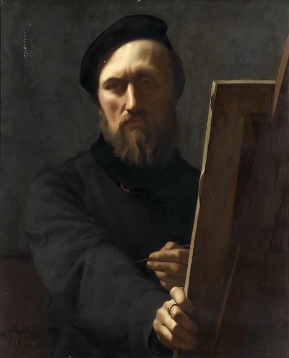 Ипполит-Жан Фландрен – Автопортрет картина