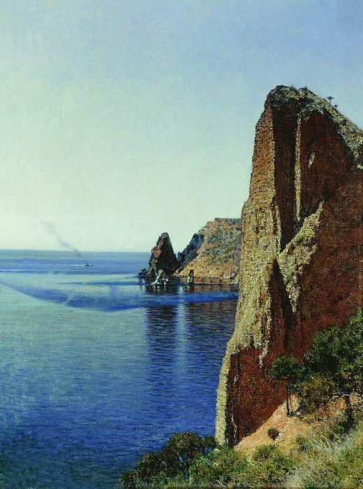 Мыс Фиолент вблизи Севастополя. 1897 картина