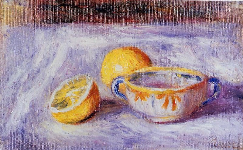 Натюрморт с лимонами картина