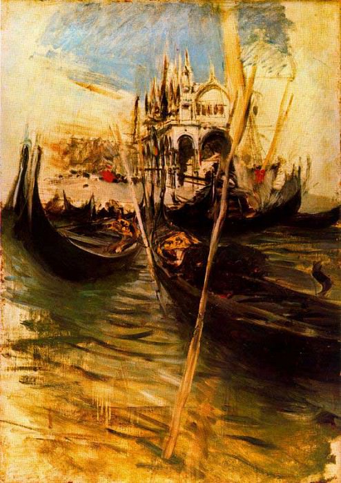 Площадь Сан Марко в Венеции, 1895 картина