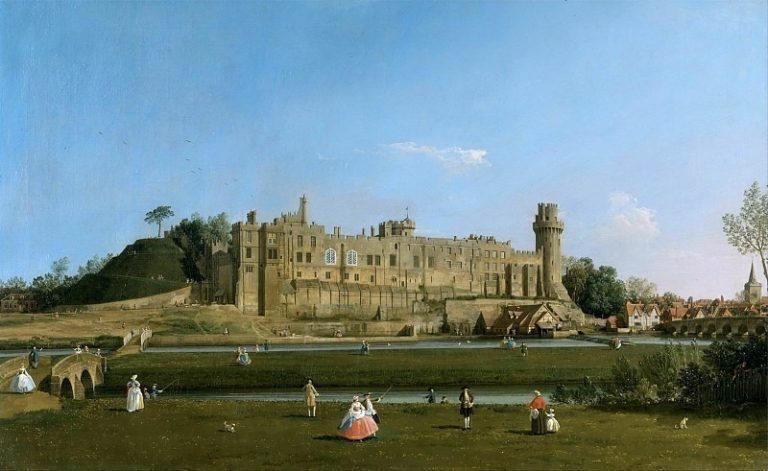 Замок Уорвик картина