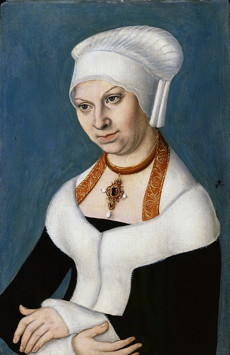 Мастерская Лукаса Кранаха I – Женский портрет картина
