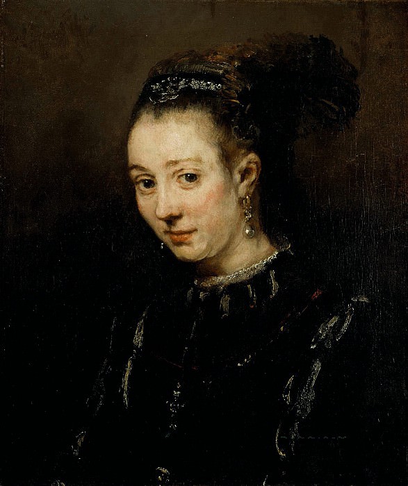 Портрет молодой женщины (возможно Магдалена ван Лон) картина