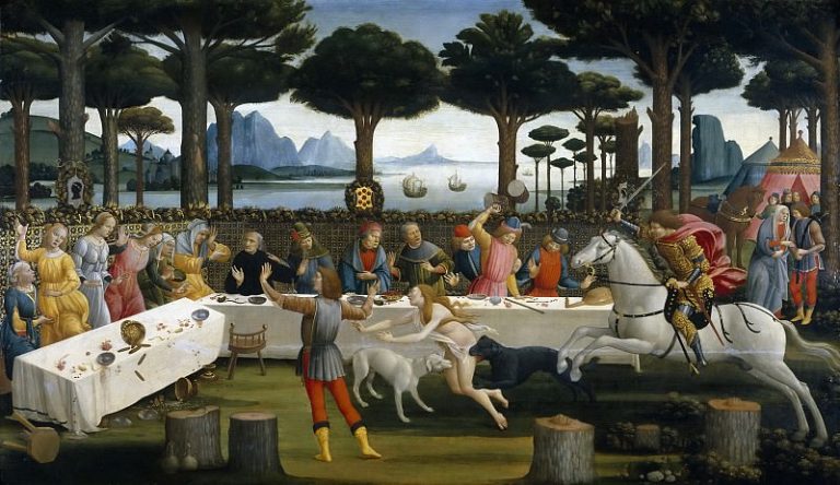 История Настаджо дельи Онести III картина