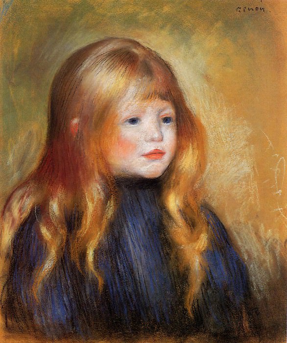 Голова ребенка (также известный как Эдмон Ренуар) картина