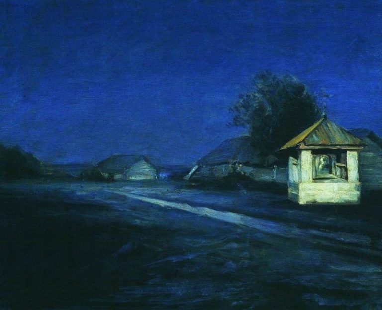 Ночной пейзаж картина