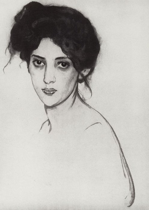Портрет И. Ю. Грюнберг. 1910 картина