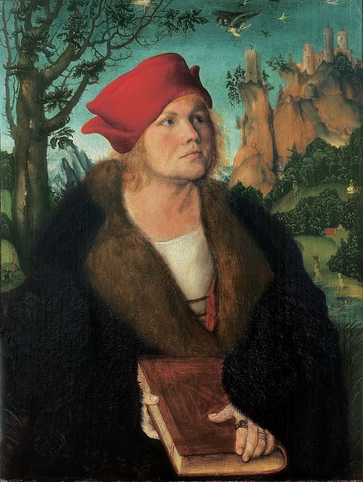 Лукас Кранах I – Портрет Иоганна Куспиниана (свадебный портрет) картина