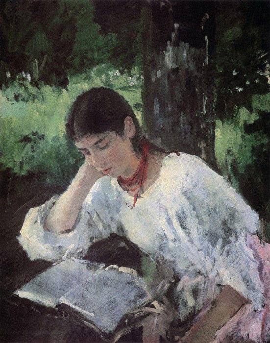 Портрет А. Я. Симонович. 1889 картина