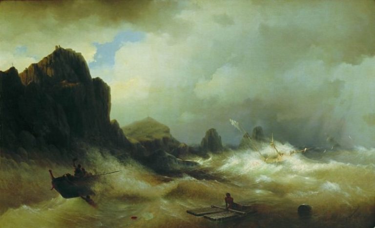 Кораблекрушение 1843 116х189 картина