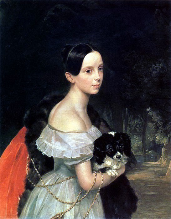 Портрет У. М. Смирновой. 1837-1840 картина