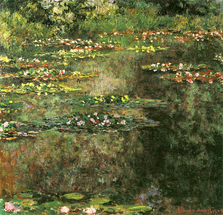 Водяные лилии, 1904 02 картина
