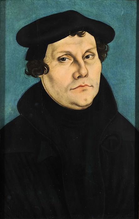 Лукас Кранах I – Мартин Лютер картина