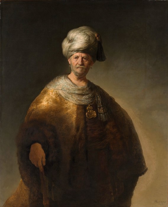Портрет благородного (восточного) мужчины картина