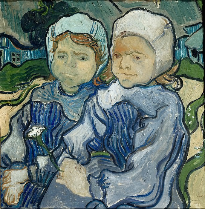 Два ребенка картина
