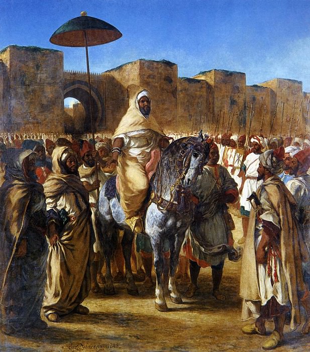 Султан Марокко и его свита картина
