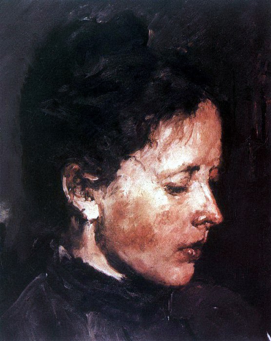 Портрет О. Ф. Серовой. 1889-1890 картина