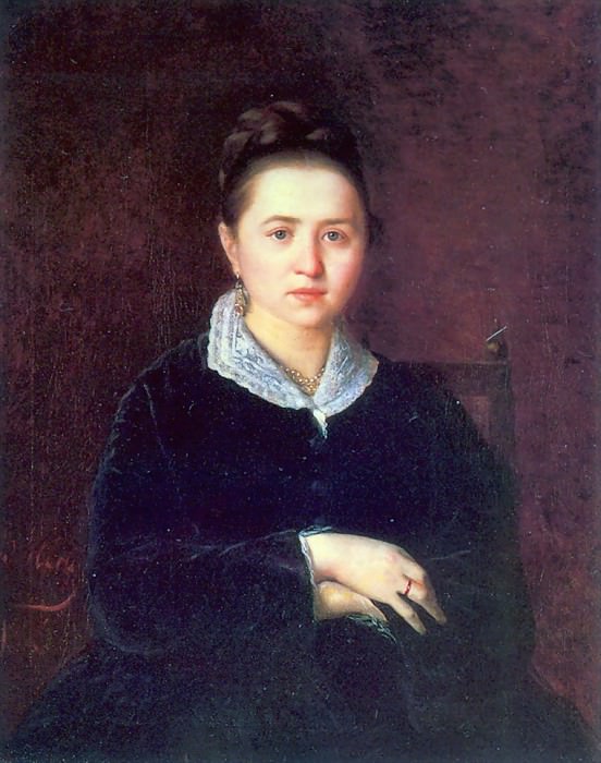 Портрет Сергеевой Анны Ивановны, урожд. Шеиной. 1875 картина