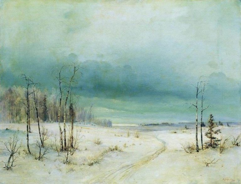 Зима. Конец 1870-х – начало 1880-х картина