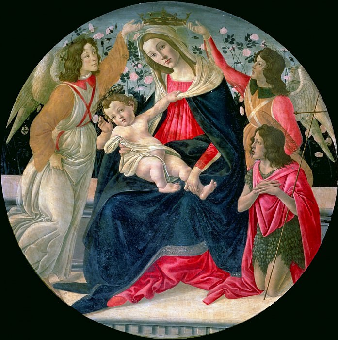 Мадонна с Младенцем с Иоанном Крестителем и ангелами картина