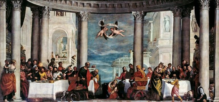 Паоло Веронезе – Пир в доме фарисея Симона картина