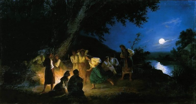 Ночь накануне Ивана Купалы картина
