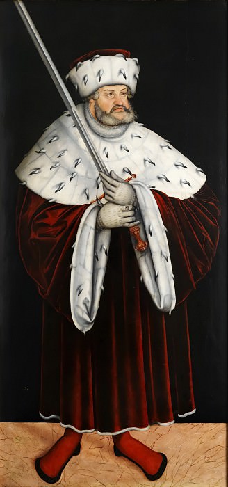 Мастерская Лукаса Кранаха II – Саксонский курфюрст Фридрих Мудрый картина