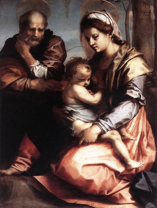 Святое семейство с юным святым Иоанном Крестителем картина