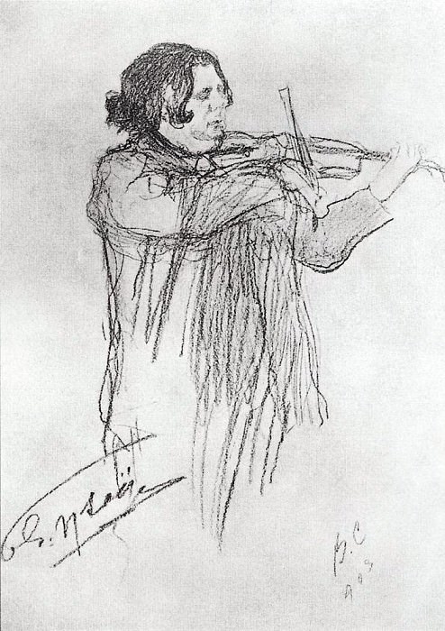 Эжен Изаи. 1903 картина