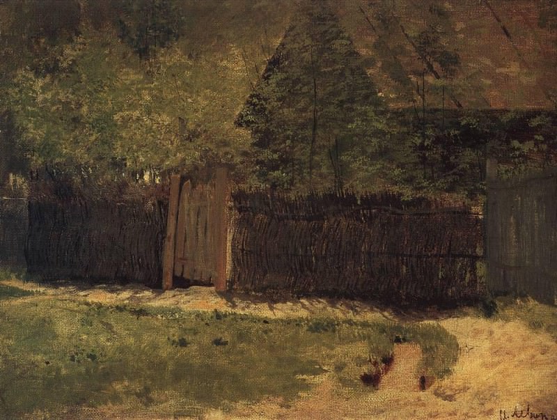 Первая зелень. Май1. 1883 картина