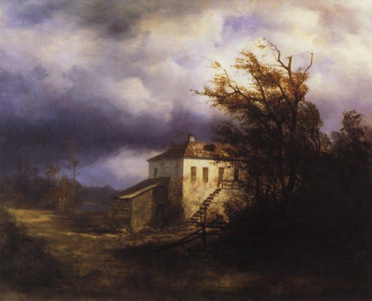 Перед грозой. 1850 картина