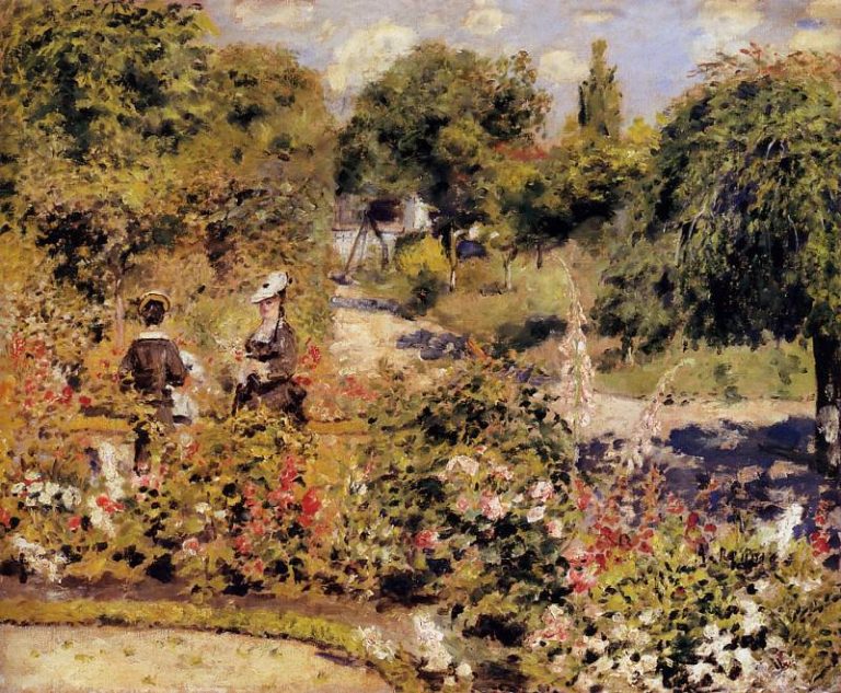Сад в Фонтене картина